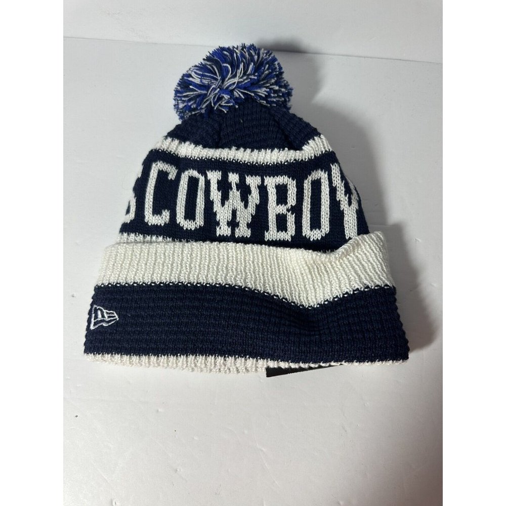 NFL Dallas Cowboys Winter Knit New Era Cap New With Tag Fleece Lined - Picture 2 of 9